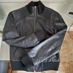 Danier Leather motorcycle jacket. Size XS.